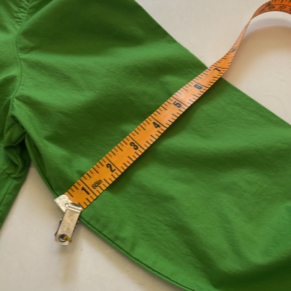 Tommy Hilfiger woman’s Small button down Green Shirt with red white blue accents - Picture 7 of 9